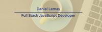 Hero image of Daniel Lemay website